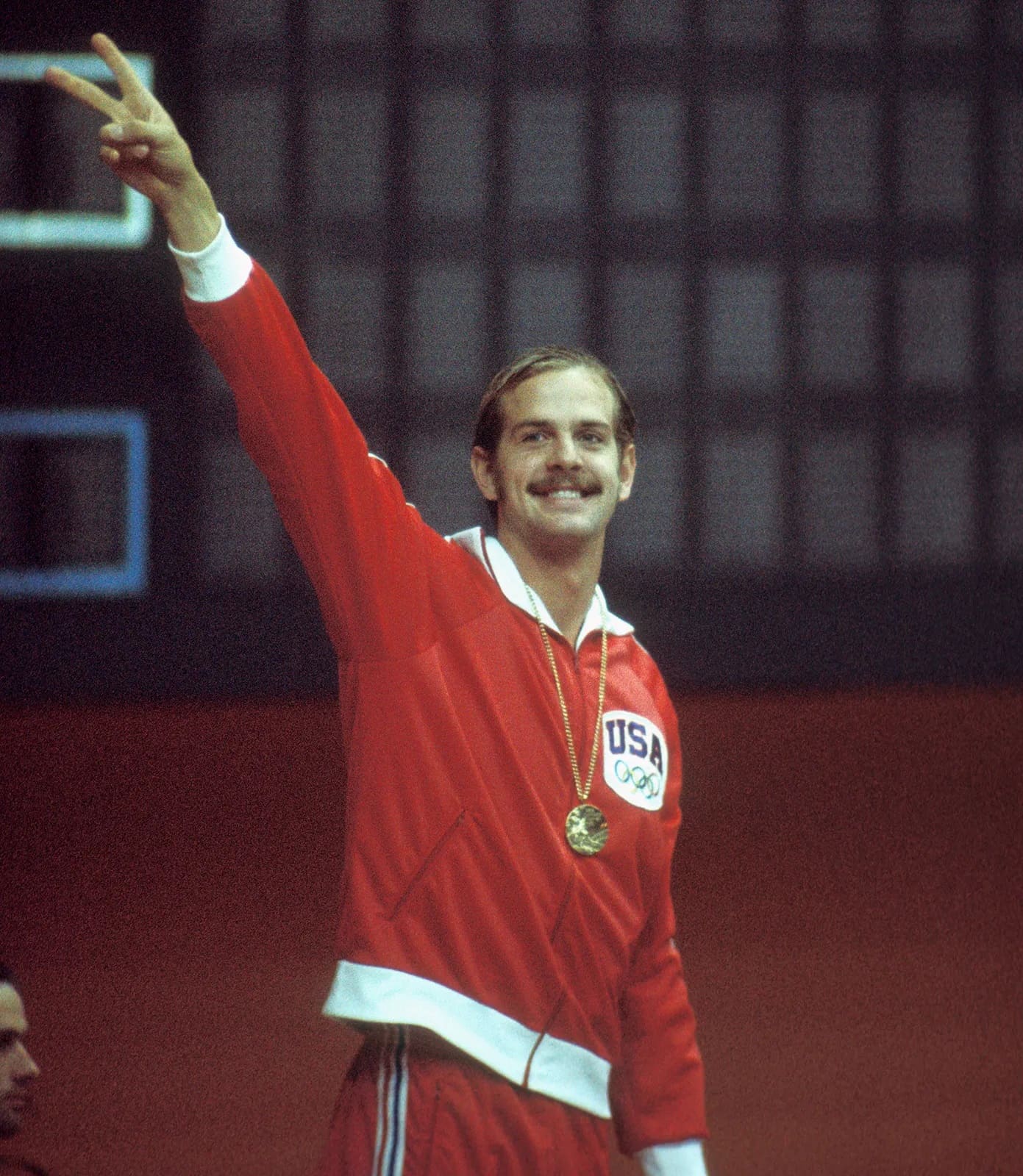 John Naber at the 1976 Montreal Olympics